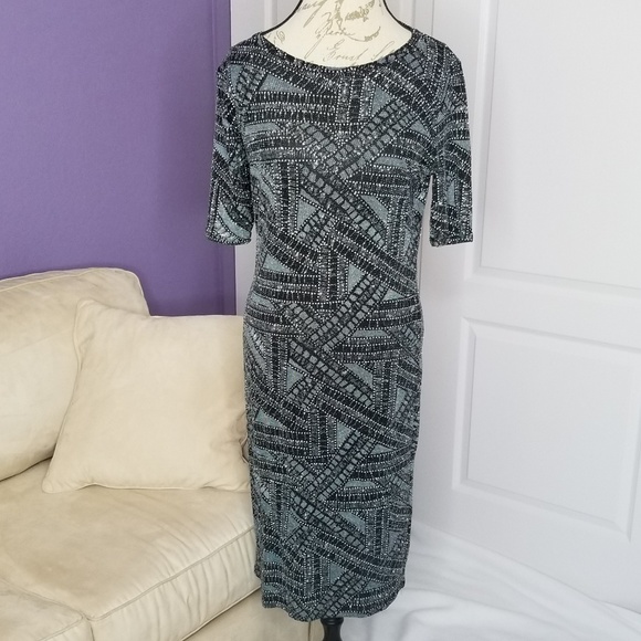 Silver Bodycon Julia Dress 